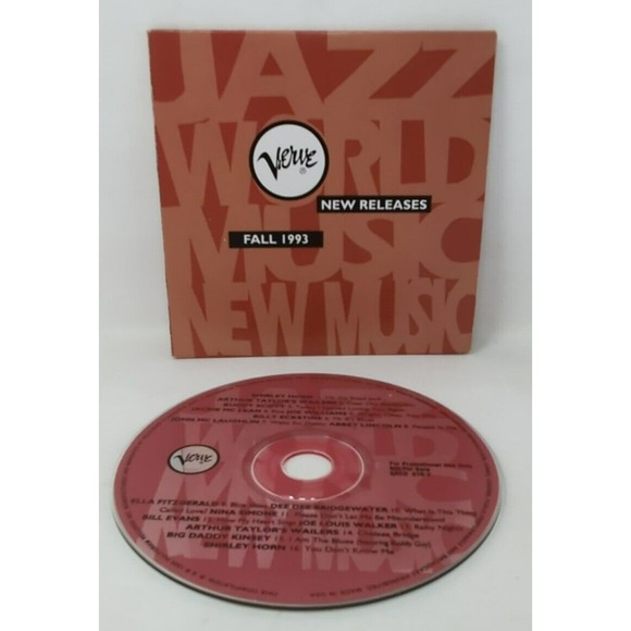 Verve‎ New Releases Fall 1993 Promo Music CD Jazz 1990s 90s VTG - Picture 1 of 7